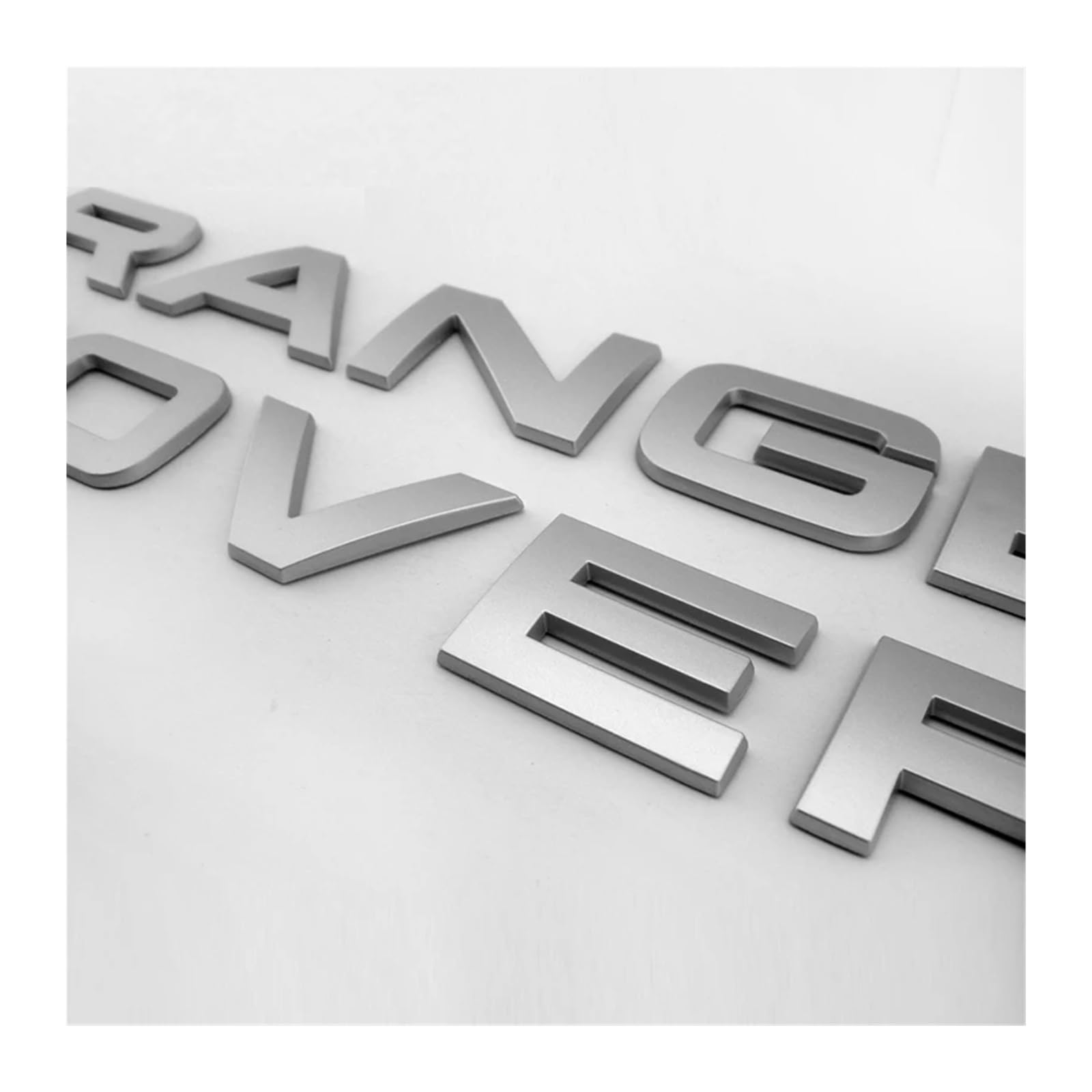 yzw6688 Original Qualität Range Sport Grill Logo Buchstaben Rover Kofferraum Abzeichen Emblem Dekor (Color : MATT Silver) von GerRit