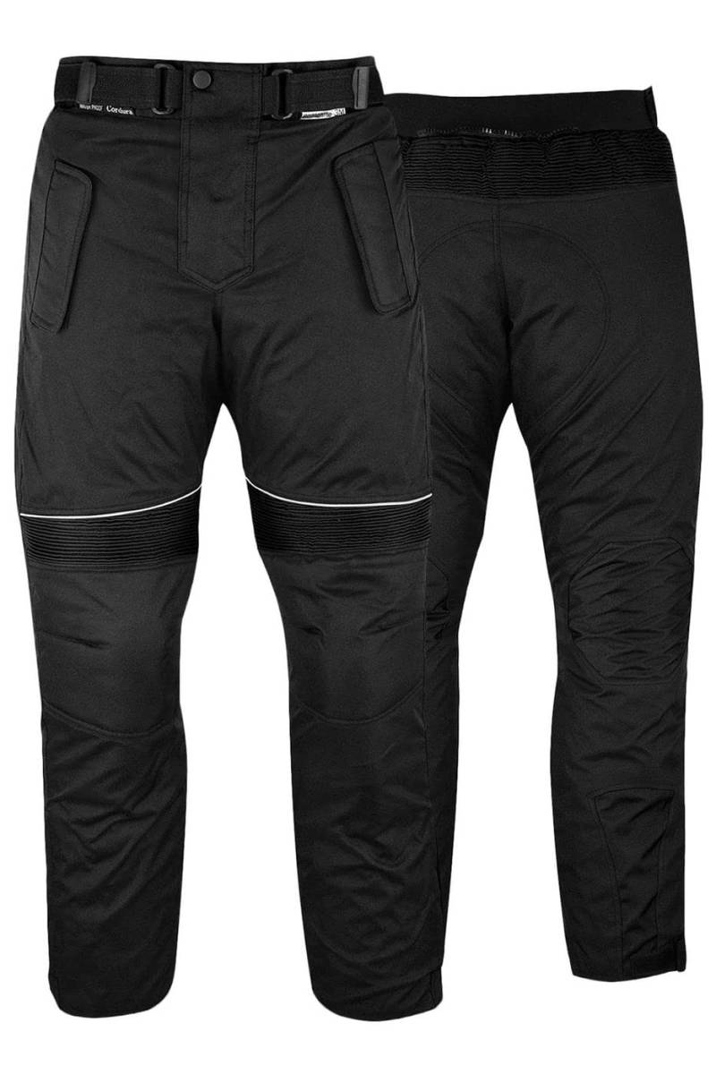 GermanWear® Motorradhose Cordura Textilhose, Schwarz, Größe:54 von German Wear