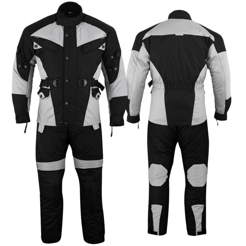 German Wear Motorradkombi Herren 2-teiler Motorradanzug Textilien Motorradjacke & Motorradhose mit Protektoren motorrad kleidung von German Wear