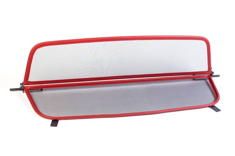 GermanTuningParts Windschott für Mercedes A207 (2010-2016) - Klappbar - mit Schnellverschluss - Rot | Windabweiser | Windblocker | Wind deflector von GermanTuningParts