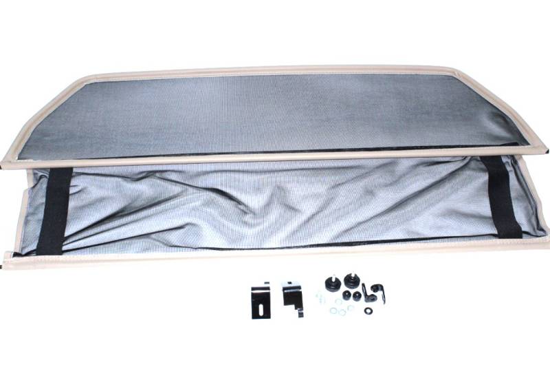 GermanTuningParts Windschott für Mercedes CLK W208 (1998-2003) - Klappbar - Beige | Windabweiser | Windblocker | Wind deflector von GermanTuningParts