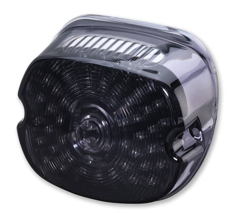 Germany Motorsports Motorrad Mini LED Rücklicht passend für Harley Davidson Modelle schwarz getönt e-geprüft von Germany Motorsports