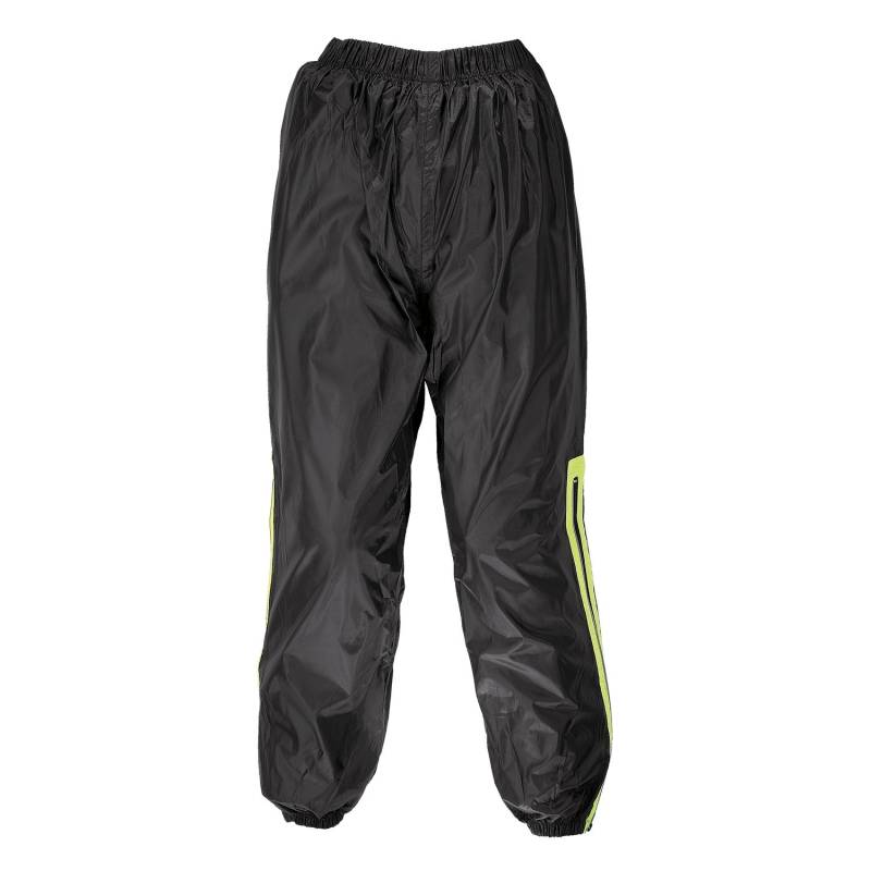 GERMAS 934.05-48-S Motorrad Regenhose DOUGLAS, Schwarz/Fluogelb, Gr. S von Germas