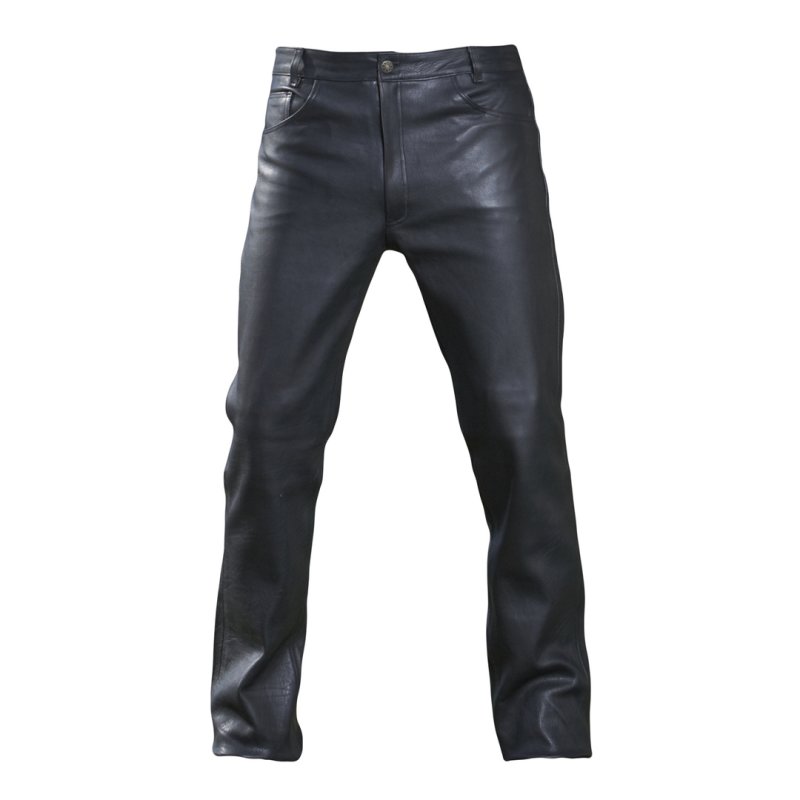 Germas Lederjeans Lady schwarz von Germas