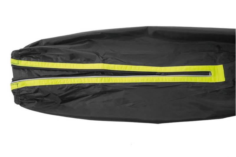 Germas ZG79001-350-12XL Motorrad Regenhose DOUGLAS, Schwarz/Fluogelb, Gr. 12XL von Germas