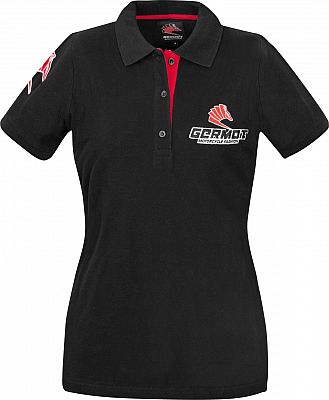 Germot 49053031, Polo Shirt Damen - Schwarz/Rot/Weiß - L von Germot