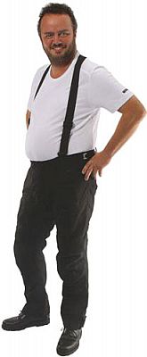 Germot Flex Pro, Textil-Bauchhose wasserdicht - Schwarz - Extra Kurz 3XL von Germot