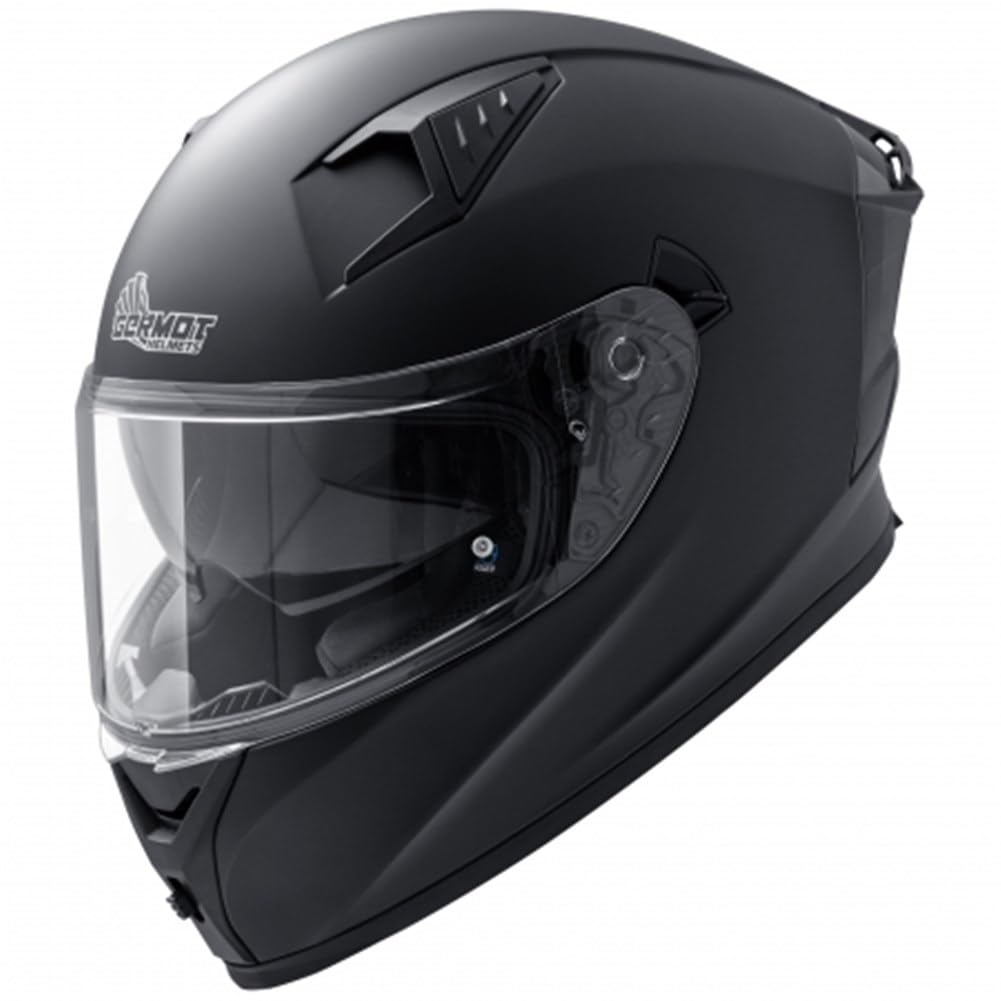 Germot GM 711 Integralhelm (Schwarzmatt), L (59) von Germot