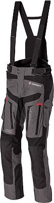 Germot InsideOut, Textilhose wasserdicht - Dunkelgrau/Schwarz/Rot - 5XL von Germot