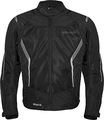 Germot Mistral, Textiljacke - Schwarz/Hellgrau - 2XL von Germot