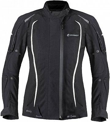 Germot MotoQueen, Textiljacke wasserdicht Damen - Schwarz/Weiß - 40 von Germot