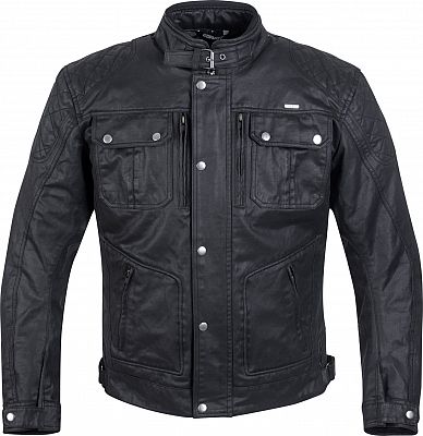 Germot Rider Wachsblouson, Textiljacke wasserdicht - Schwarz - S von Germot