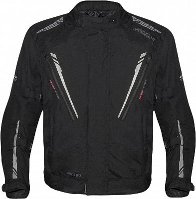 Germot Spencer Evo, Textiljacke - Schwarz/Grau - Bauch 4XL von Germot