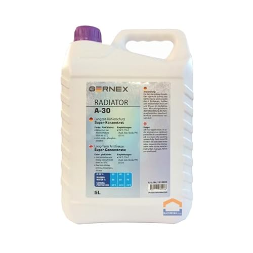 GERNEX Radiator A-30 Kühlerfrostschutz Konzentrat pink/violett 5 Liter von Gernex