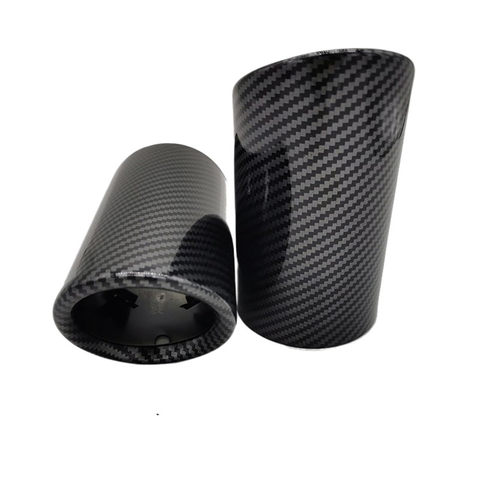 Auspuff Anschluß-Adapter Für Tiguan 2011 2012 2013 2014 2015 2016 2017 2018 2019 2020 1set Auto Auspuff Tip Muffler Rohr Abdeckung Auto Zubehör Auto Auspuff Endrohr (Size : 2pcs Carbon Color 2020) von Gerrit