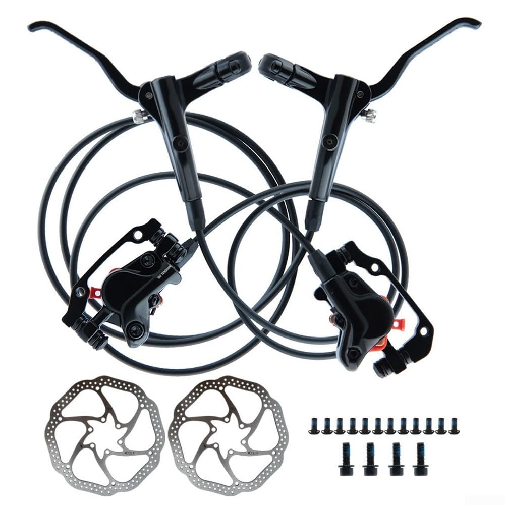 Fahrradbremsen-Upgrade, komplettes hydraulisches Scheiben-Set mit einfachen Einstellhebeln und Komponenten (links hinten rechts vorne) von Gettimore