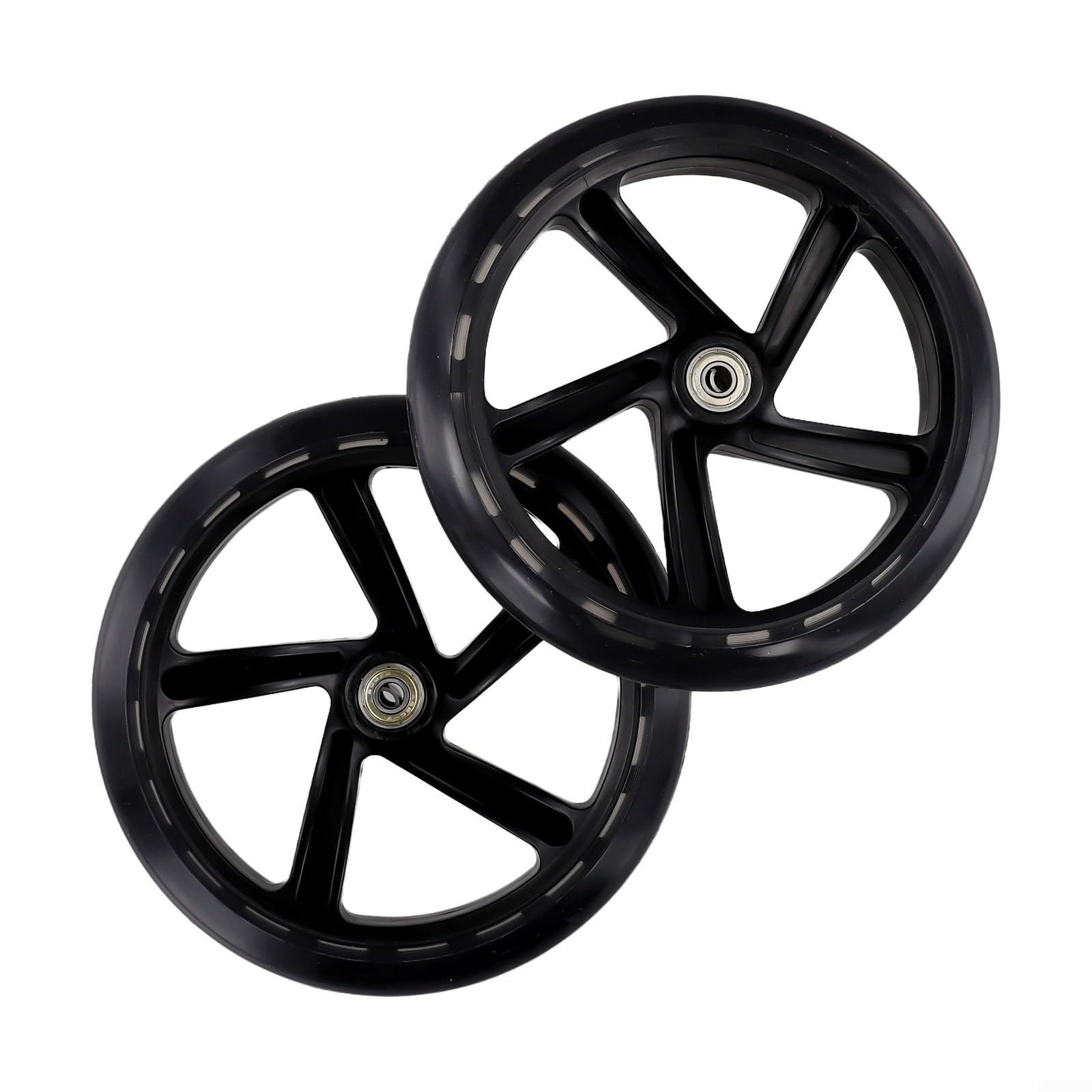 Gettimore Leise PU-Räder für Rollschuhe, 125 mm - 200 mm x 40 mm, durchscheinend, 2 Stück Gettimore Leise PU-Räder für Rollschuhe, 125 mm - 200 mm x 40 mm, durchscheinend, 2 Stück von Gettimore