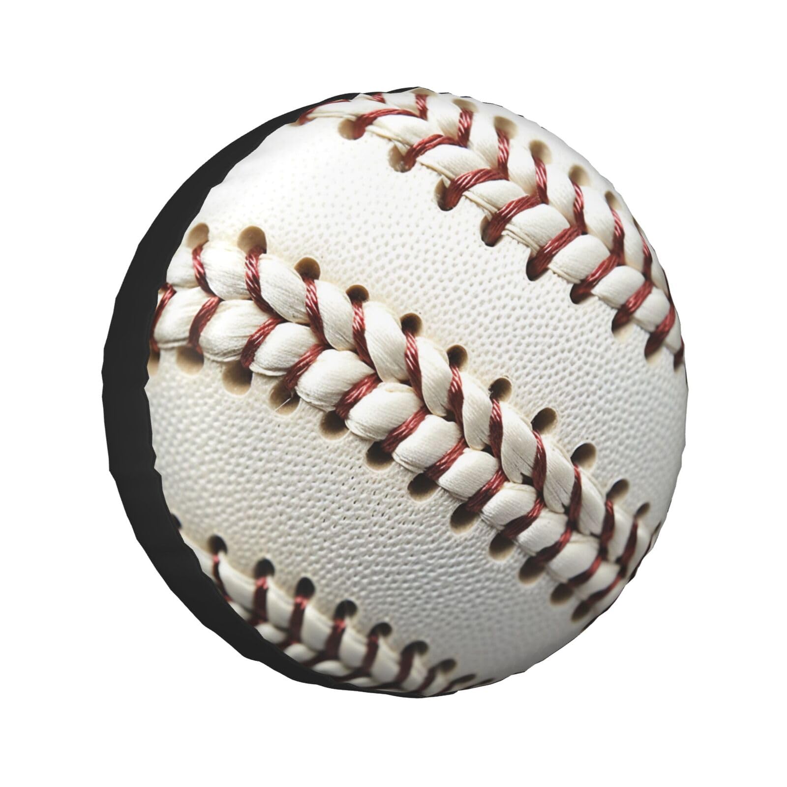 Baseball-Rad-Schutzabdeckung mit Spitzendruck, Ersatzreifenabdeckung, universal, wasserdicht, für Auto, UV, SUV, Fahrzeug, LKW, 38,1 cm (15 Zoll) von Gfhwpxcnb