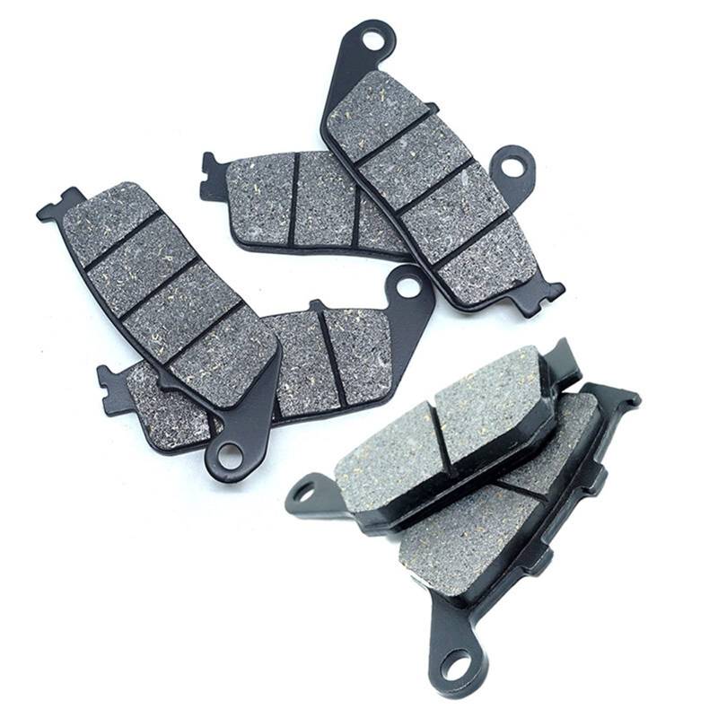 Für Kawasaki Kle650 KLE 650 VERSYSE/VERSYSE LT 2015-2016 VERSYSE 650 ABS 2015-2017 Vordere hintere Bremsscheiben Pads Set Kit Bremsbelagsatz (Color : Whole Set) von Gfsdjalkj