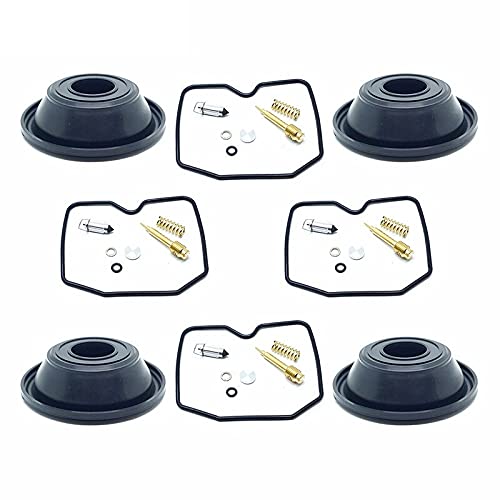 Für Kawasaki ZL600 Eliminator 1986 1987 1995-1997 ZL 600 Vergaser-Reparatur-Kit Kugelvakuum-Membranen Kammerdichtungen 4 Sätze Reparatur von Kits. von Gfsdjalkj