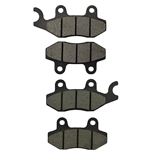 Motorrad vordere Bremsbeläge for ATV KVF750 E. Brute 750 (4x4i) Nra. Im Freien 2008-2010 Black Brake Disc Pad Bremsbelagsatz von Gfsdjalkj