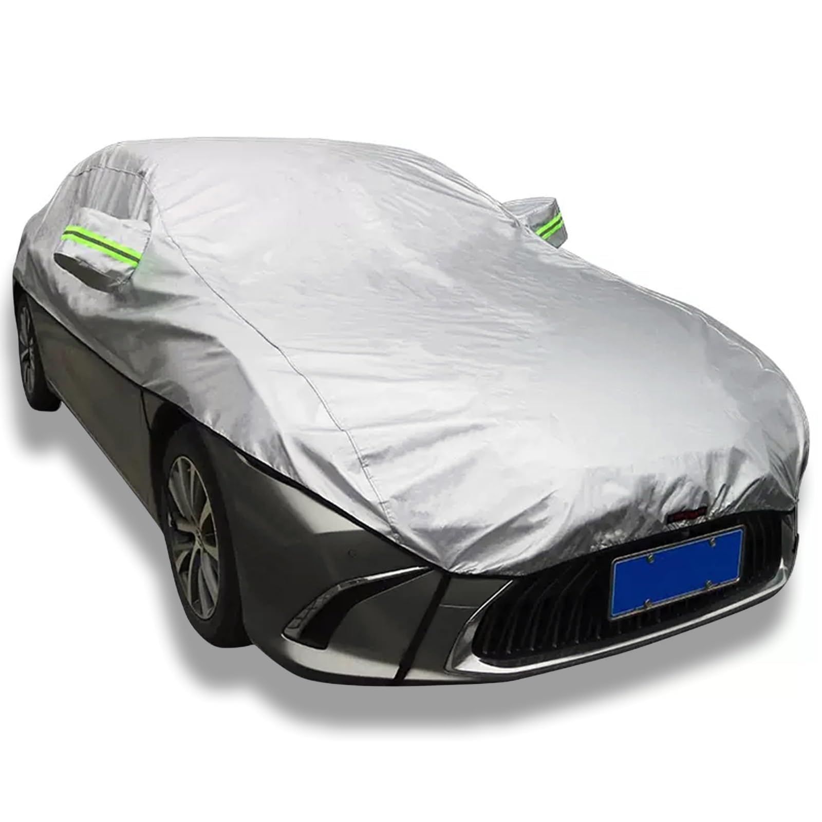 Auto Abdeckplane für Porsche Macan 2014-2024 |Autoabdeckung Outdoor Auto Halbgarage Abdeckung Winter wasserdicht Autohülle Autoplane Regen und Schnee und verhindert Lackalterung Car Cover(Silver) von GgJjCv