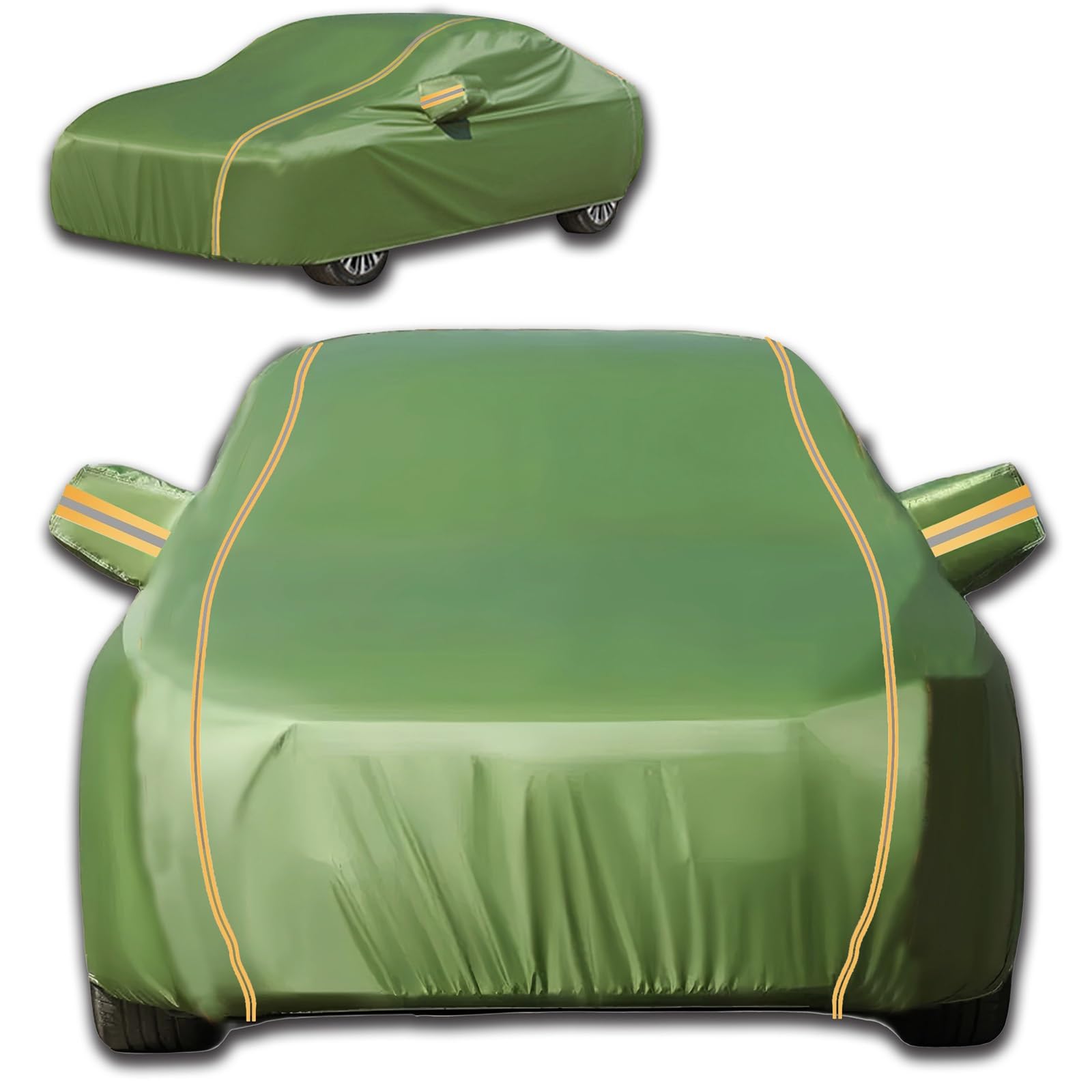 Autoabdeckung für Chrysler 300 Convertible 1962-1964,Regen Kratzfeste Vollgarage Staubdichte Sonnenfest Autoplane Universelle Auto Abdeckung Für Den Außen- Und Innenbereich(Green) von GgJjCv