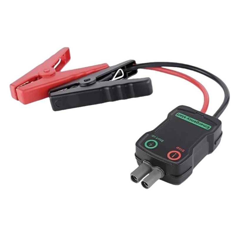 Ggnaxivs Auto-Starthilfekabel-Clip, Notfall-Autobatterie, Intelligente Krokodilklemmen, Rot-Schwarze Clips für 12-V-Starthilfe von Ggnaxivs