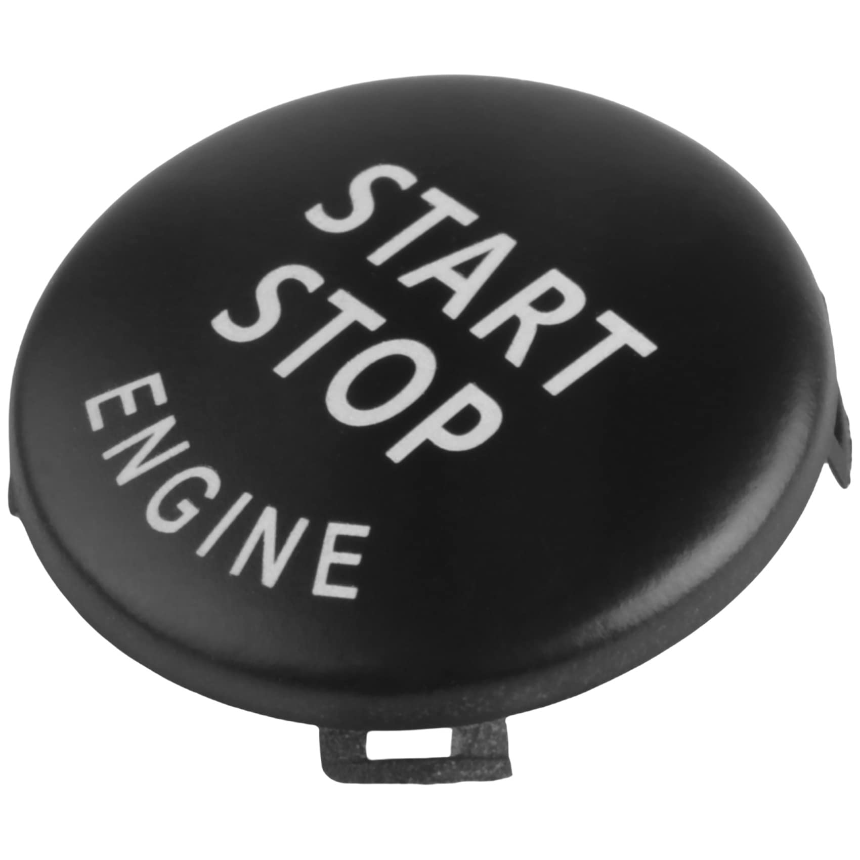 Ggnaxivs Start Stop Engine-Taste Druckknopf Zündschalter Abdeckung Für X1 X3 X5 X6 Z4 (E84, E83, E70, E71, E89) 1 3 5 Serie (E87, E90 / E91 / E92 / E93, E60) (Schwarz) von Ggnaxivs