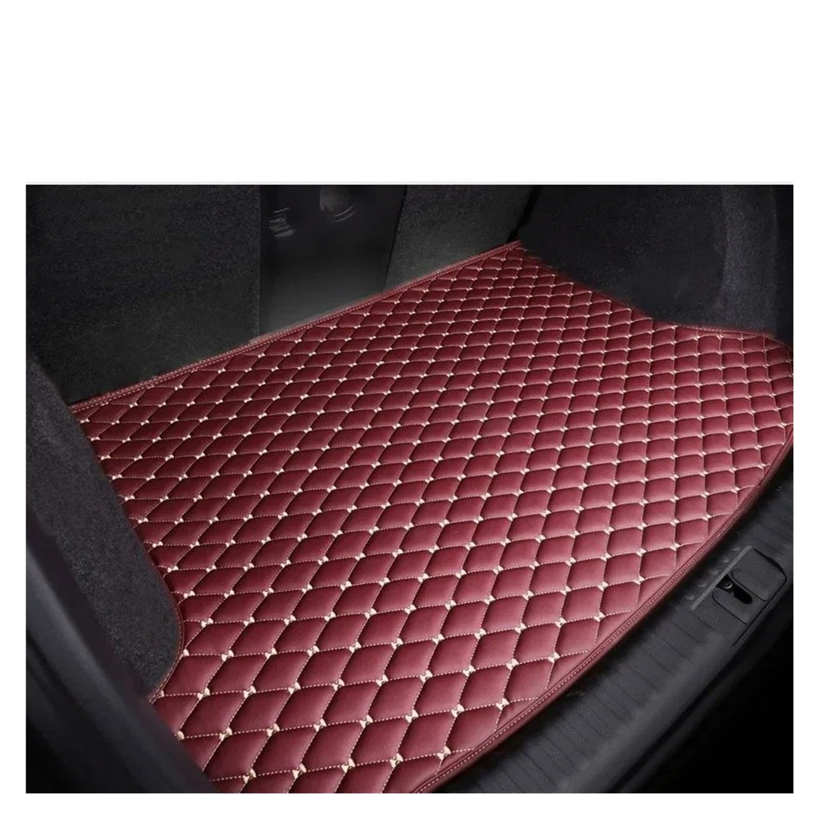 Auto Kofferraummatte Für Fit Für Jazz GK3 4 5 6 7 2014 2015 2016 2017 2018 2019 2020 Stamm Matte Auto Zubehör Auto Stamm Lagerung Matten Auto Kofferraumwanne(Wine red Sigle) von Ggwqfuh