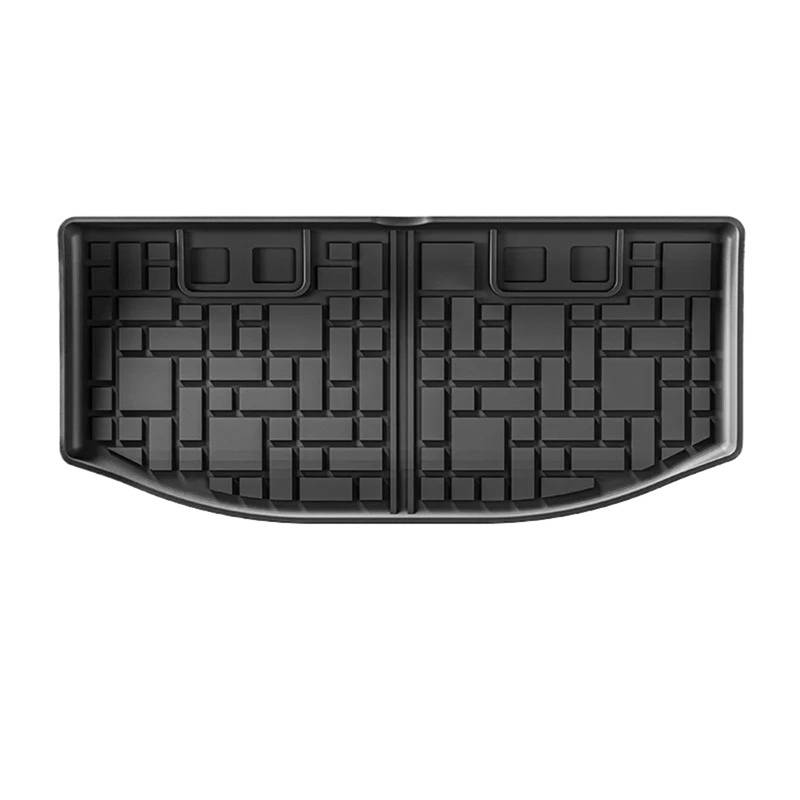 Auto Kofferraummatte Für N-Box JF3 JF4 2017-2023 Kofferraum Matte TPE Fußmatten Anti-Slip Hinten Stamm Pad Cargo Liner Anti Schmutzige Pads Auto Kofferraumwanne(TPE Trunk mat) von Ggwqfuh