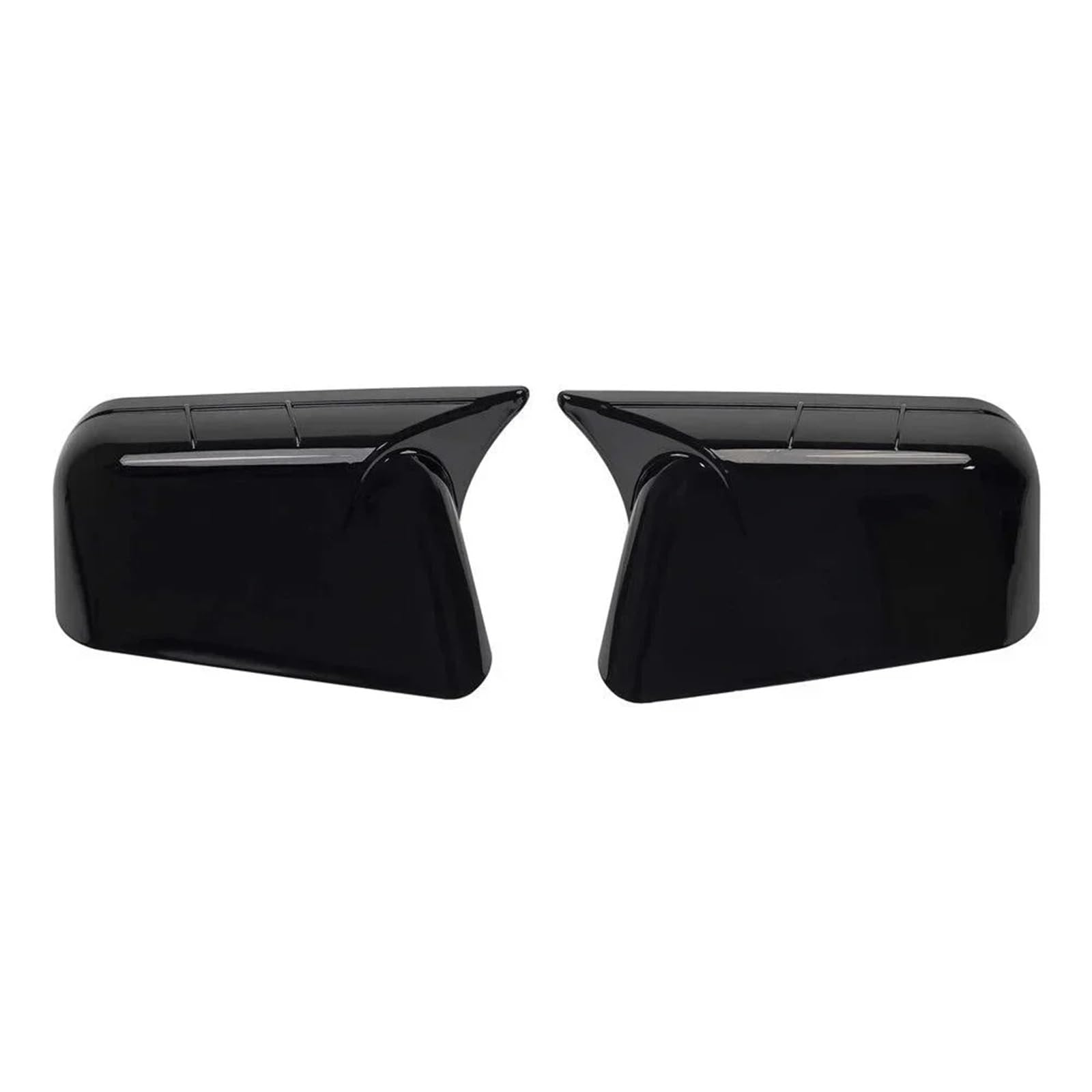 Auto Spiegelkappen Für Ford Für Rand 2007-2011 Auto Rück Seite Spiegel Abdeckung Flügel Kappe Außentür Gehäuse Shell Trim Außenspiegelkappe(Gloss Black) von Ggwqfuh