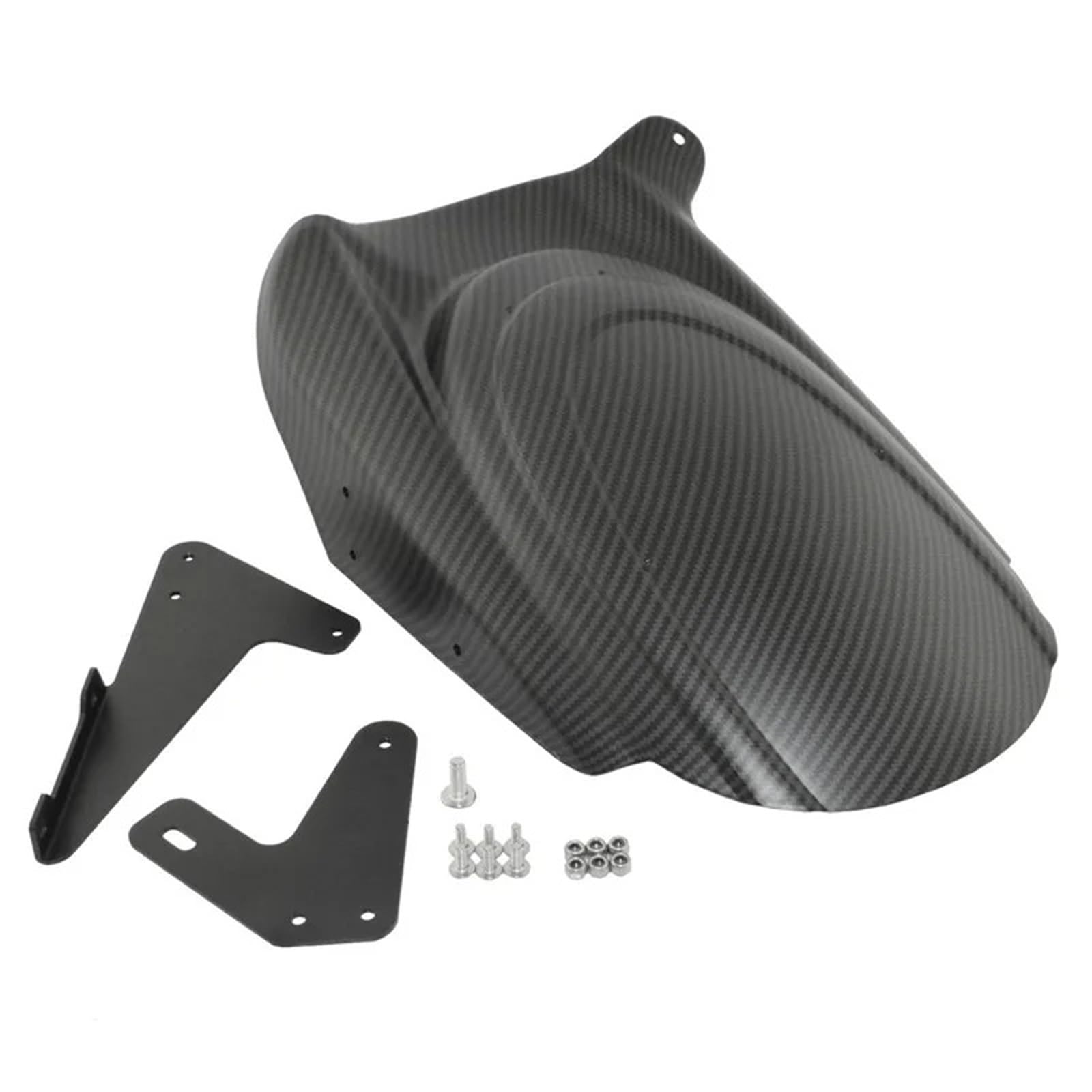 Motorrad Schutzblech Für Kawasaki Für Versys 650 Für KLE650 2008-2014 Hinterrad Hugger Fender Kotflügel Mud Splash Schutz Motorrad Fender(Carbon Look) von Ggwqfuh