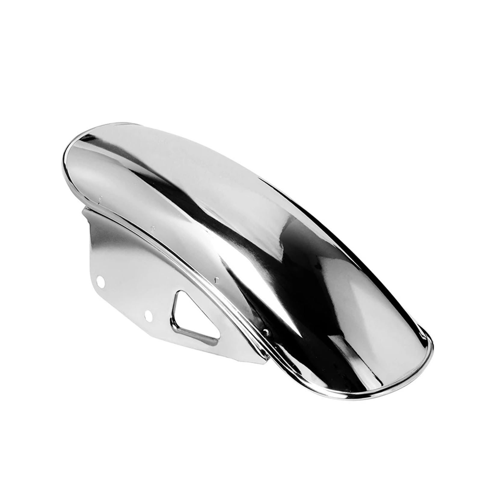 Motorrad Schutzblech Für Suzuki Für GN125 Für GN250 Edelstahl Kotflügel Vorne Metall Stahl Kotflügel Motorrad Fender(Silver) von Ggwqfuh