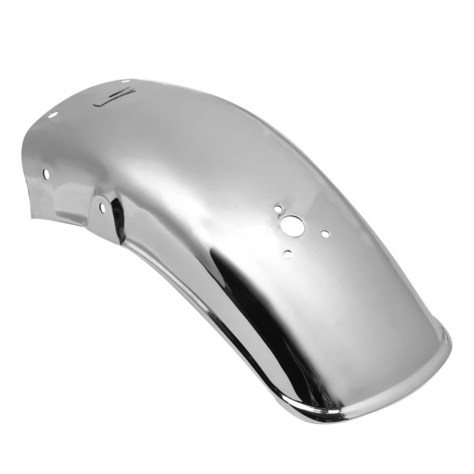 Motorrad Schutzblech Universal Motorrad Kotflügel Hinten Kotflügel Schmutzfänger Kotflügel Metall Kotflügel Abdeckung Umbau Teil Motorrad Fender(Silver) von Ggwqfuh