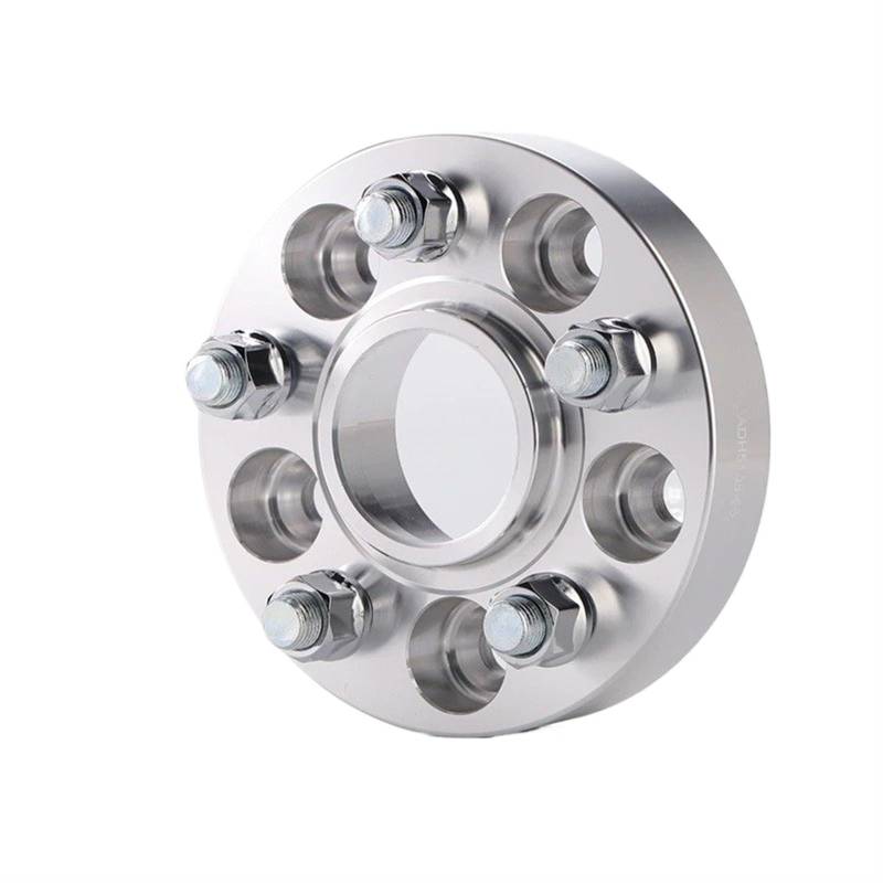 Spurverbreiterungen Für Odyssey Für Civic Für CR-V Spurverbreiterung Adapter PCD 5x114,3 CB 64,1mm Accessori 2 Stück Auto-Rad-Distanzscheiben(Silver Spacer 35mm) von Ggwqfuh