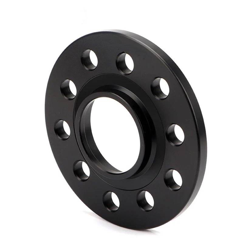 Spurverbreiterungen Für Wrangler Auto 2 Stück 3/5/8/10/12/15mm Rad Spacer Adapter PCD 5x12 7/5x130 CB 71,6mm Auto-Rad-Distanzscheiben(2PCS 15mm Black) von Ggwqfuh