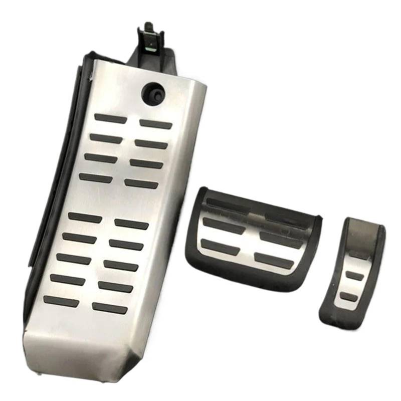 Auto Pedal Abdeckung Für A6 (4F) C6 S6 2008-2012 - at LHD Auto Styling Sport Accelerator Kraftstoff Gas Bremse Fußstütze Pedal Abdeckung Fall Auto Zubehör Fußpedal Pedalkappen(for at 3pcs Kit) von Ggwqoops