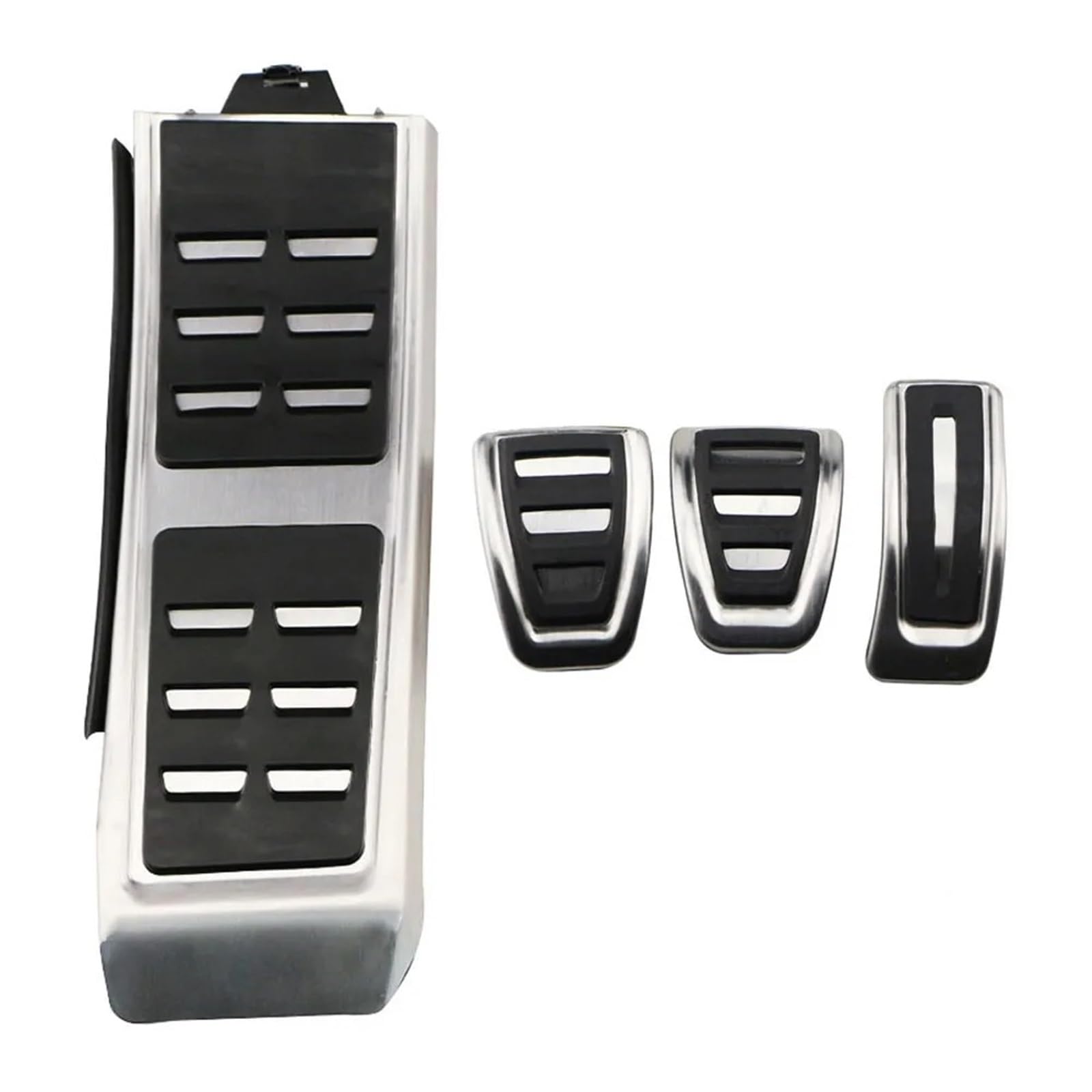 Auto Pedal Abdeckung Für A6 MK4 C7 2012 2013 2014 2015 2016 2017 2018 Accelerator Bremse Rest Fuß Pedal Abdeckung Zubehör Auto-Styling Auto Pedale Fußpedal Pedalkappen(4 pcs) von Ggwqoops