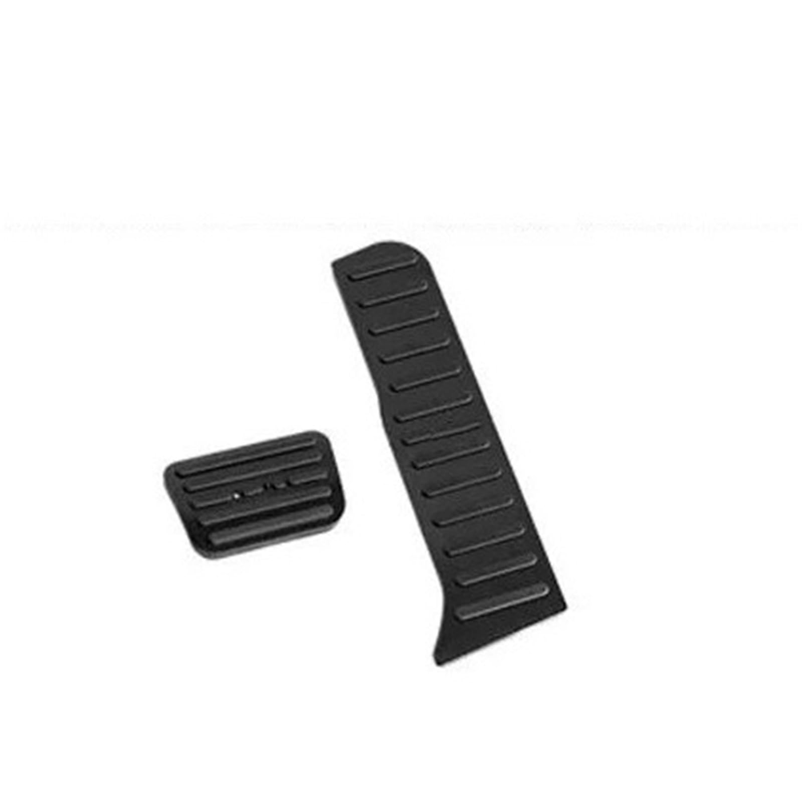 Auto Pedal Abdeckung Für BYD Dichtung Alumium Legierung Auto Fuß Pedale Pads Anti-Slip Kraftstoff Bremse Beschleunigen Pedal Abdeckung Zubehör Fußpedal Pedalkappen(Black) von Ggwqoops