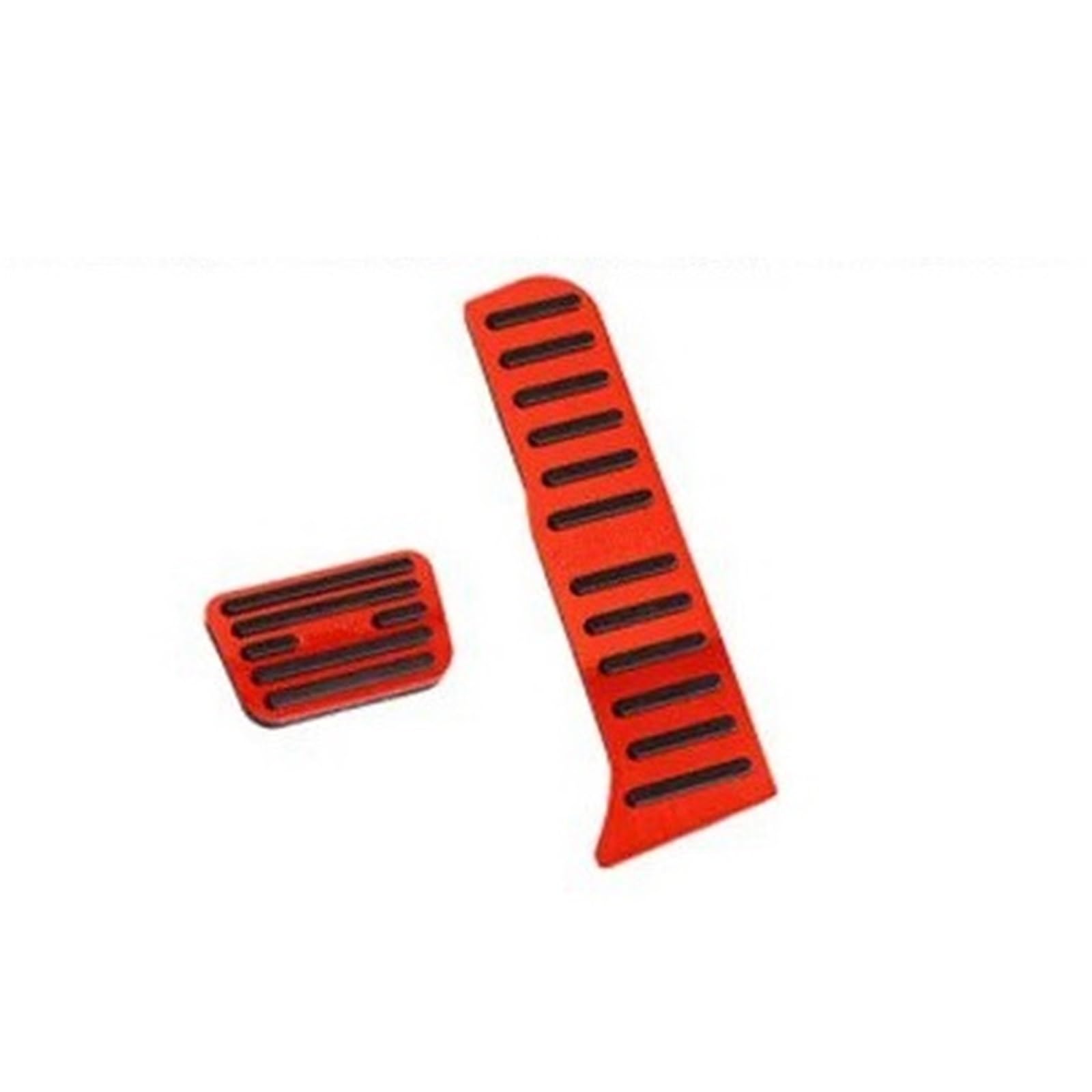 Auto Pedal Abdeckung Für BYD Dichtung Alumium Legierung Auto Fuß Pedale Pads Anti-Slip Kraftstoff Bremse Beschleunigen Pedal Abdeckung Zubehör Fußpedal Pedalkappen(Red) von Ggwqoops