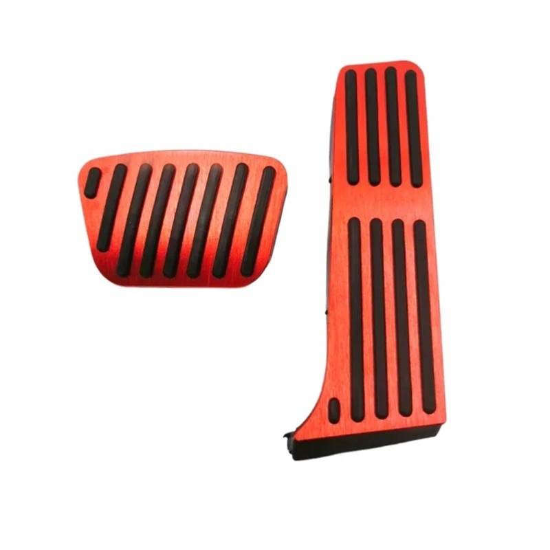 Auto Pedal Abdeckung Für Lixiang Li L9 L8 L7 L6 2022-2024 Auto Gaspedal Abdeckung Anti-Slip Brems Fuß Trim Innen Schutz Zubehör Fußpedal Pedalkappen(2024-Red-2pcs) von Ggwqoops