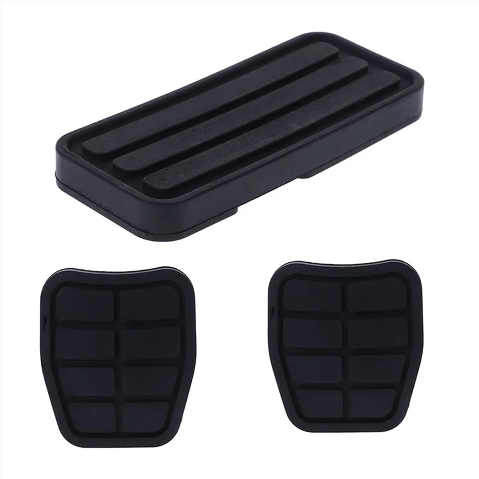 Auto Pedal Abdeckung Für -VW Für Transporter T4 1990-2003 3 Stücke Auto Beschleuniger Gas Gummi Fußstütze Pedal Pad Bremse Kupplung Pads Abdeckung Kit Fußpedal Pedalkappen von Ggwqoops