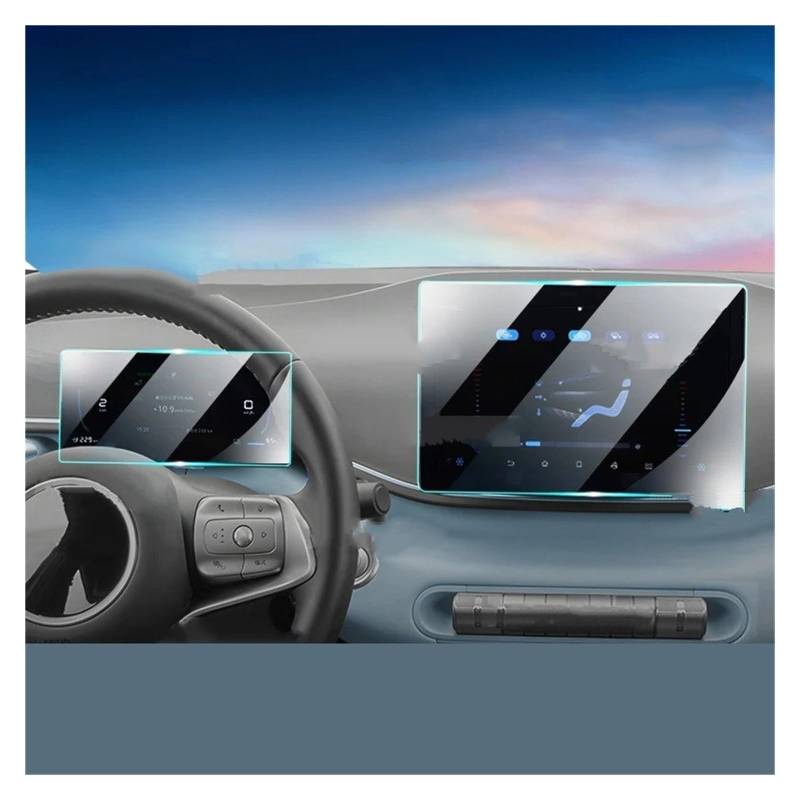 Navigation Displayschutzfolie Für BYD Für Dolphin Für Mini EV 2024 Auto Gehärtetem Glas Screen Protector Film GPS Navigation Instrument Anti Scratch GPS Navi Displayschutzfolie von Ggwqoops