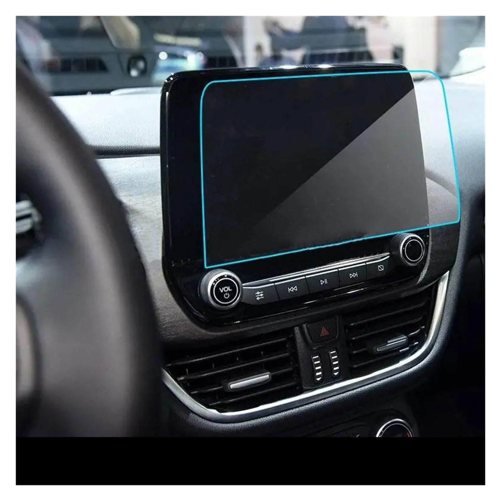 Navigation Displayschutzfolie Für Ford Für Puma MK2 ST ST Für Linie 2019-2022 Gehärtetem Glas 8 Zoll Auto GPS Navigation Bildschirm Anti-Scratch-Screen Protector Film GPS Navi Displayschutzfolie von Ggwqoops