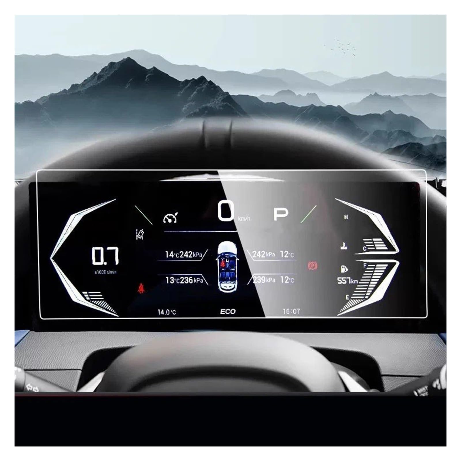 Navigation Displayschutzfolie Für GAC Für EMZOOM Für GS3 2023 2024 Gehärtetem Glas Screen Protector Auto Instrument Panel Speedmeter Anti-Scratch GPS Navi Displayschutzfolie von Ggwqoops