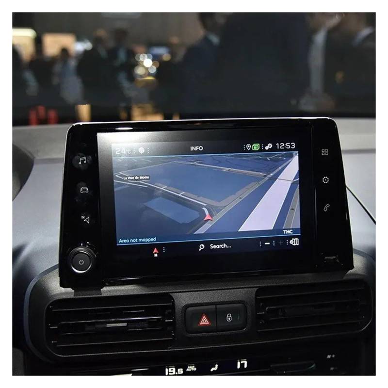 Navigation Displayschutzfolie Für Peugeot Für Rifter 2019 2020 Gehärtetem Glas Screen Protector Auto GPS Navigation Bildschirm Film Auto Innen Zubehör GPS Navi Displayschutzfolie von Ggwqoops