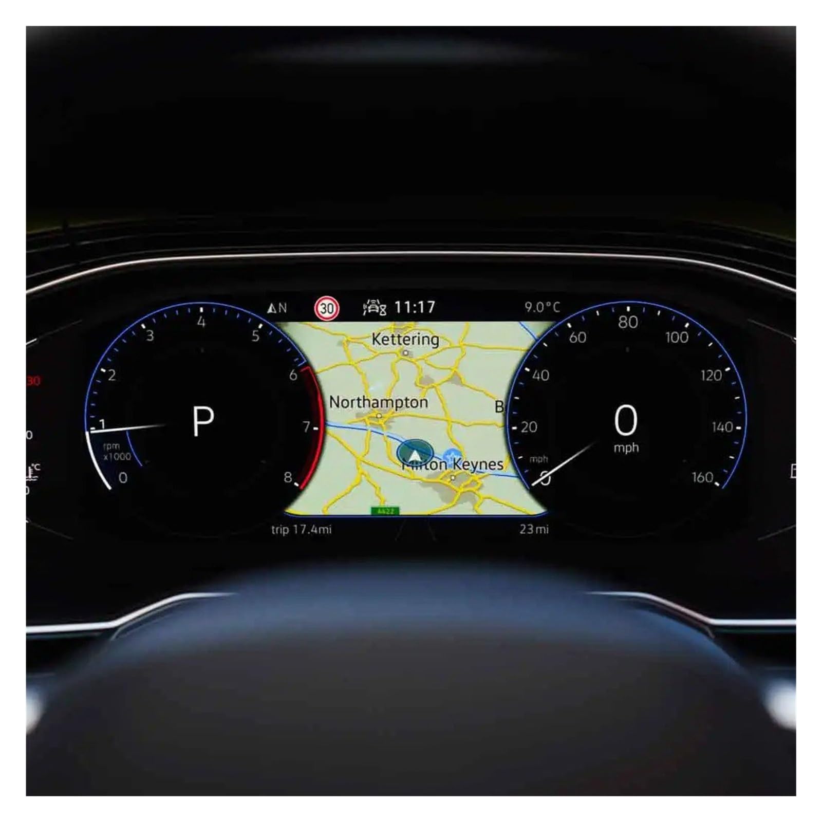 Navigation Displayschutzfolie Für VW Für Taigo 2022 9,2 Zoll Auto GPS Navigation Gehärtetem Glas Screen Protector Film Auto Innen Aufkleber Accessori GPS Navi Displayschutzfolie(Instrument) von Ggwqoops