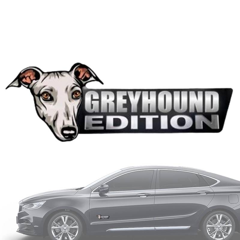 Hundeabzeichen für Autos,Hundeautoabzeichen-Emblem - Lustiges Hunde-Abzeichen aus -Acryl, Auto-Emblem,Auto-Außenembleme für Auto, LKW, Wohnmob, Boot, Kfz-Abzeichenaufkleber von Ghjkldha