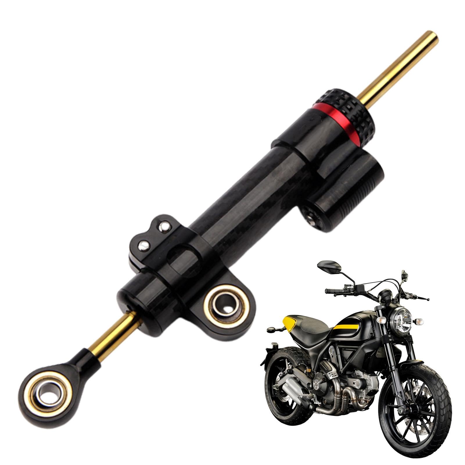 Sport Bike Steering Damper, Motorcycle Suspension Stabilizer, Enhanced Motorcycle Stability, Motorcycle Control Enhancement Too, Linear Steering Damper for Motorcycles von Ghjkldha